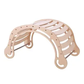 Bascule XXL Waldorf en bois - KATEHAA - Arche d'escalade intérieure / Structure d'escalade pour enfants marron - Katehaa