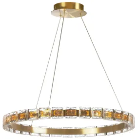 CAMILA Chandelier DEL INTÉGRÉ - CMA-2428LEDC-AGB | DAINOLITE