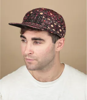 Casquette five panel imprimé aztec - Casquette 5 Panels Lima After Essentials : Headict