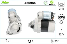 Démarreur VALEO 455984 